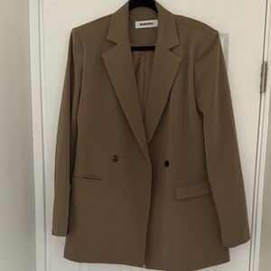 Rumored Brown Oversized Blazer
